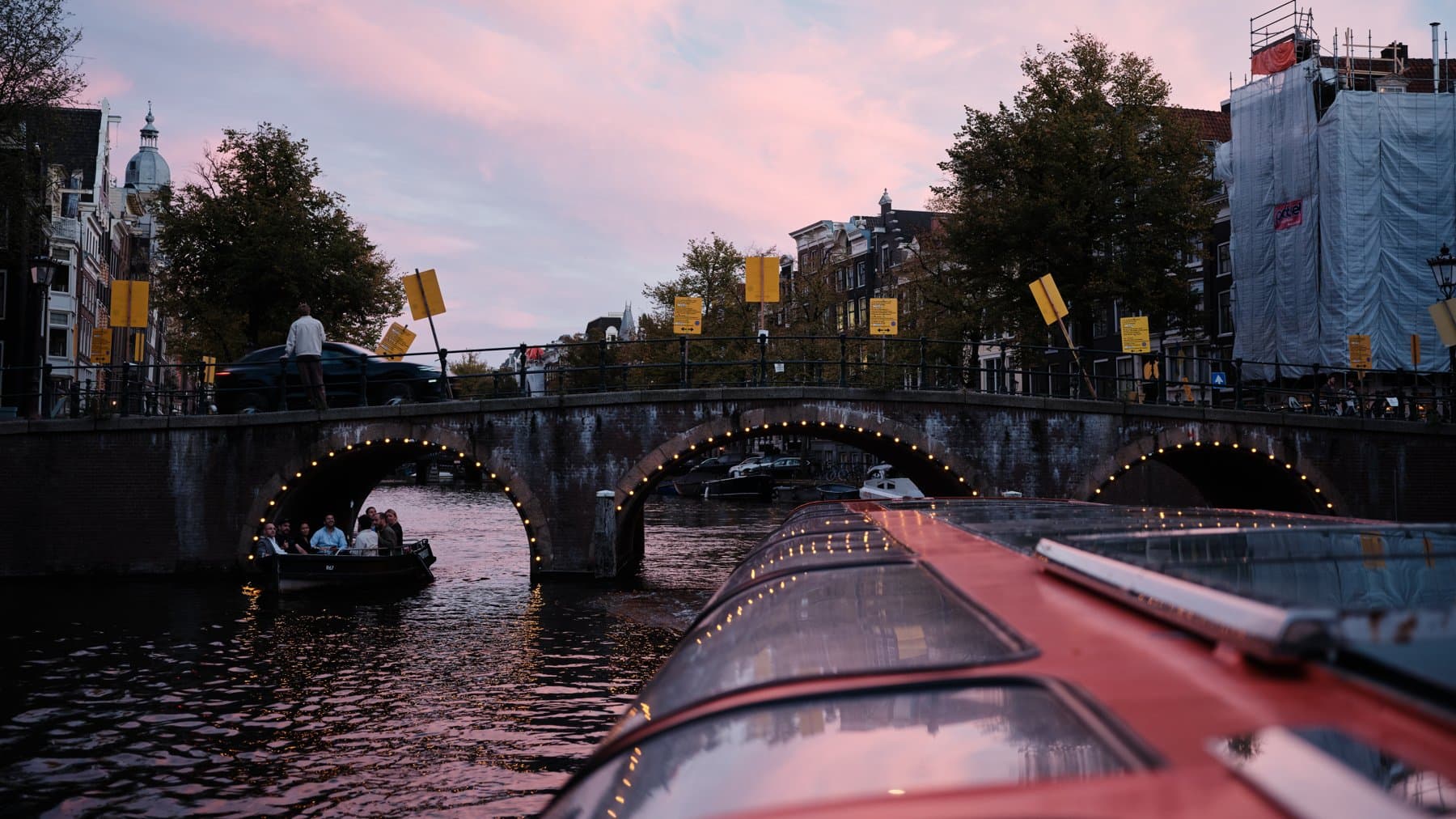 Canal boat ride